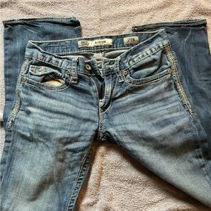 BKE Women's Boot Cut Jeans in Classic Blue